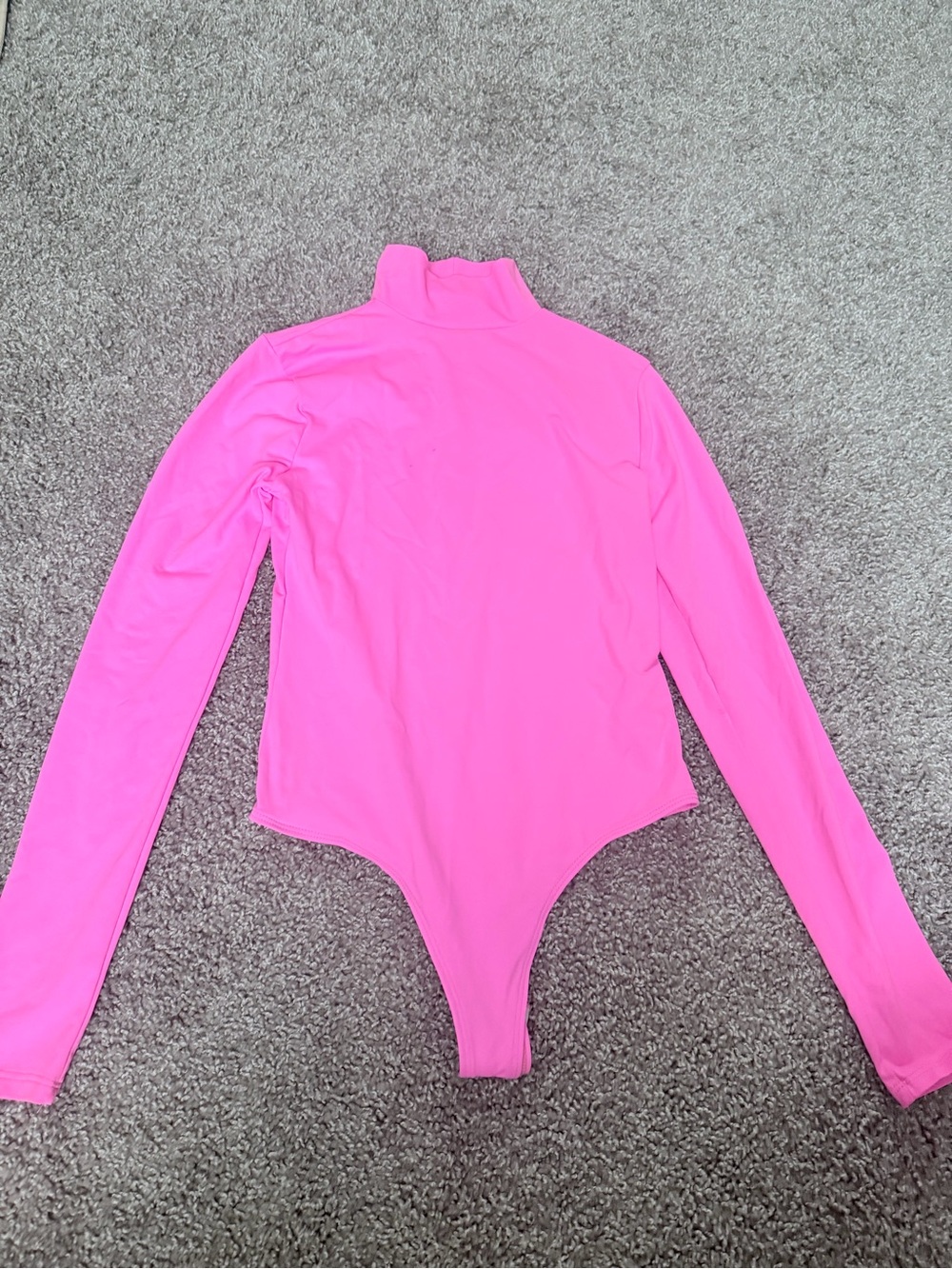 Bershka Kids Long-Sleeve Mock Neck Bodysuit - Pink